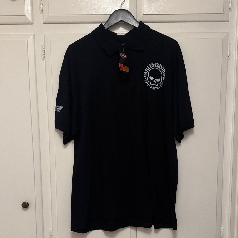 Harley-Davidson Black Polo Military Edition